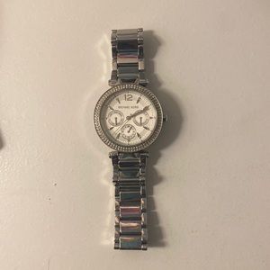 michael kors sliver watch